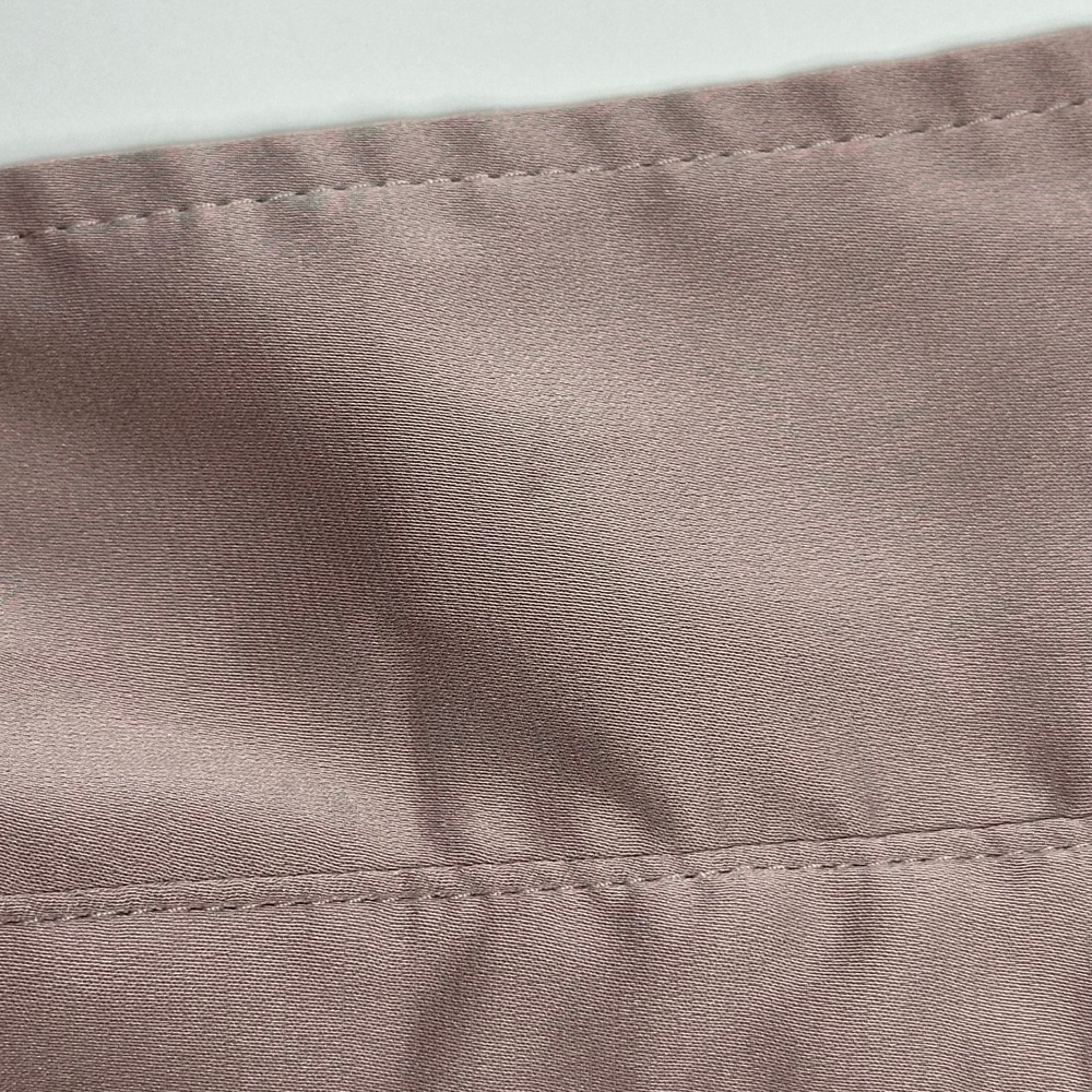 H&M Satin Silky Feel Button Down Shirt Blouse Womens Size Small S Brown Luxury - Picture 12 of 12
